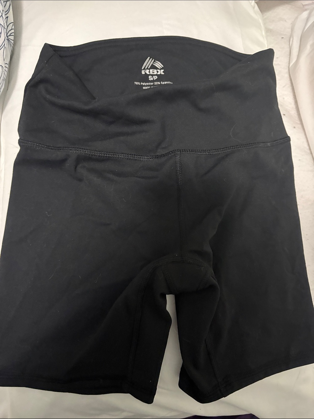 RBX Black High-Waist Women's Bike Shorts
